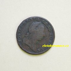 1/2 Krejcar 1783 F