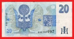 Česká republika - 20 korun 1994 A 43