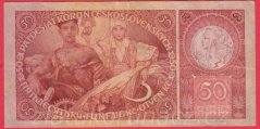 50 korun 1929 R "OKTOBRA"
