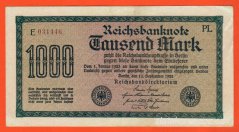 Německo - 1000 mark 15.9.1922 - série E-PL
