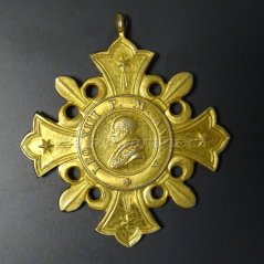 Vatikán - Leo XIII. - čestný kříž "PRO ECCLESIA ET PONTIFICE" 1888