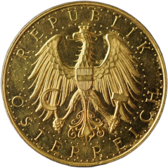 Zlatá mince Rakousko - 100 Shilling 1928