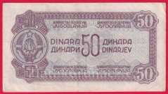 Jugoslávie - 50 Dinara 1944
