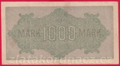 Německo - 1000 mark 15.9.1922 - série Qe-RD