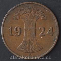 Německo - 1 Reischpfennig 1924 A