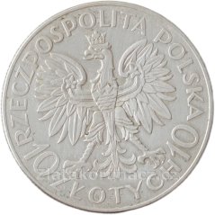 Polsko - 10 zlotych 1933 - Jan III. Sobieski