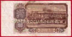 100 Kčs 1953 CN-ruský číslovač