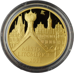 2022 - 5 000 Kč Litoměřice - Městské památkové rezervace Proof