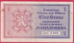 1 koruna 1940 D 009