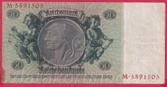 Německo - 50 Reichsmark 30.3.1933 - série M - H - 7 m.č.