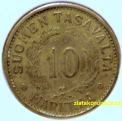 Finsko - 10 markkaa 1932 S
