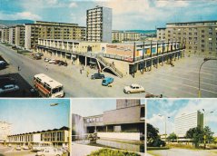 Košice - obchodní dům, hlavní nádraží, hotel