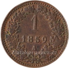1 krejcar F.J.I.-1859 A