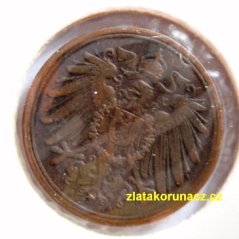 Německo - 1 Reich Pfennig 1913 A
