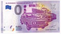 0 Euro souvenir - Slovenské technické múzeum