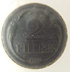 Maďarsko - 2 fillér 1944 BP