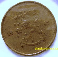 Finsko - 25 penniä 1941 S