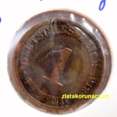 Německo - 1 Reich Pfennig 1913 A