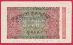 Německo - 20.000 mark 20.2.1923 - série B-YZ