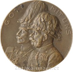 F.J.I. a Wilhelm II. 1915 - Gott mit uns