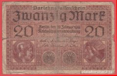 Německo - 20 mark 20.2.1918 - série R