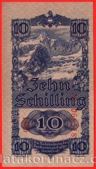 Rakousko - 10 schilling 1945