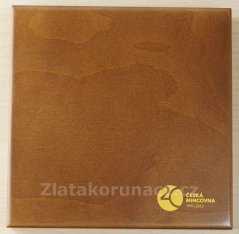 Sada mincí 2013 - Proof - dřevěná etue