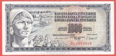Jugoslávie - 1000 Dinara 1981