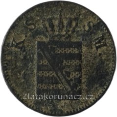 Sasko - 1 Pfennig 1841 G