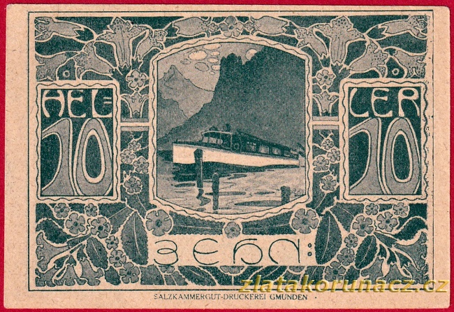 Ebensee - 10 haléřů - 1920