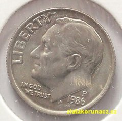 USA - 1 dime 1986 P