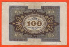 Německo - 100 Mark 1.11.1920 - série L-C