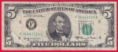 USA-5 Dollars 1963 A