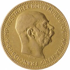 Zlatá mince Rakousko - Uhersko - 20 Koruna 1910