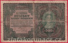 Polsko - 500 Marek 1919 II.Serie