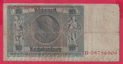 Německo - 10 Reichsmark 22.1.1929 - série R-R - 8 m.č.