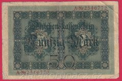 Německo - 50 mark 5.8.1914 - série A