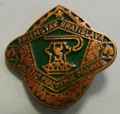Zasloužilý pracovník podniku Priemstav Bratislava II.
