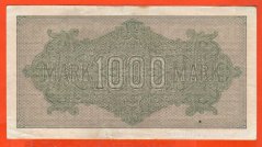 Německo - 1000 mark 15.9.1922 - série G-GB