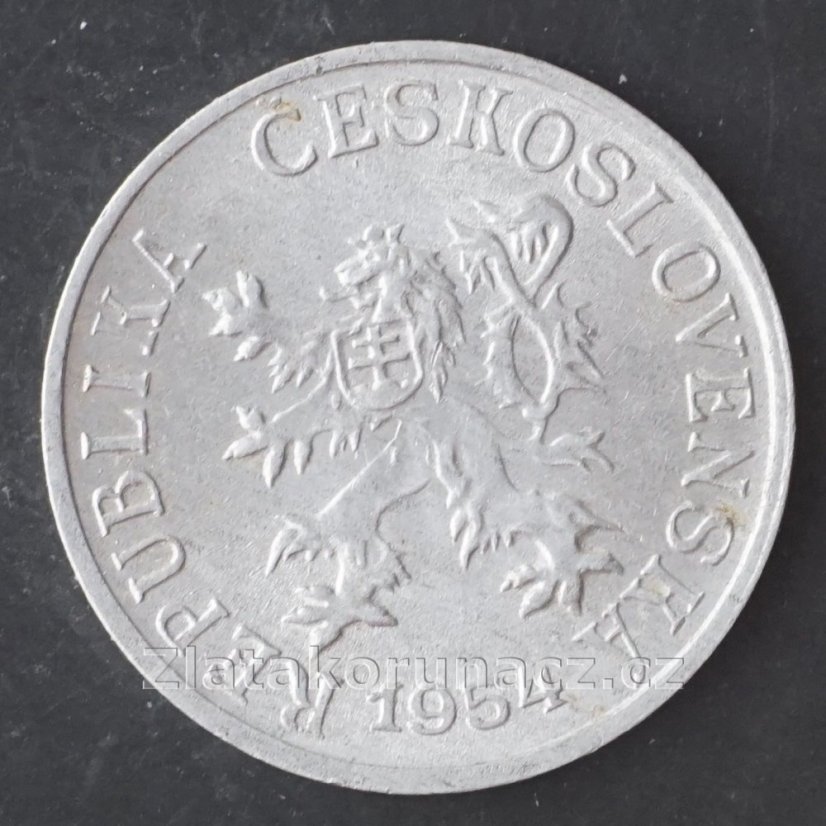 1 haléř 1954