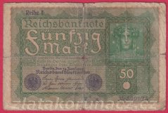 Německo - 50 mark 24.6.1919 - série Ra-pořadí 1