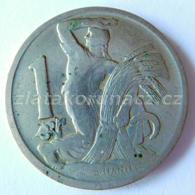 1 koruna 1929