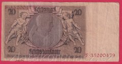 Německo - 20 Reichsmark 22.1.1929 - série F-B- 8 m.č.