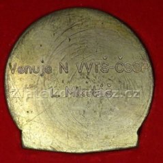 Za aktivní pomoc při výstavbě a budování VVTŠ Liptovský Mikuláš