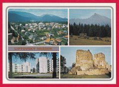 Liptovský Hrádok - pohled na město, zřícenina