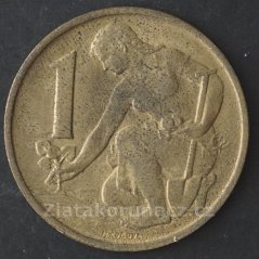 1 koruna 1957
