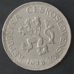 5 koruna 1938