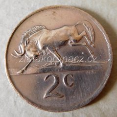 Afrika jižní (Jihoafrická rep.) - 2 cent 1975