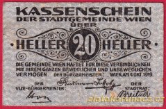 Vídeň - 20 haléřů - 1919