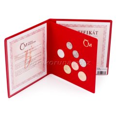 Sada oběžných mincí 2020 proof - semišový obal
